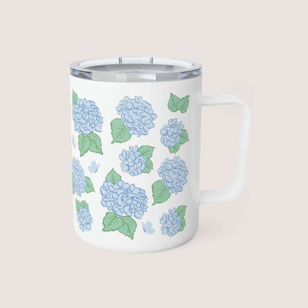 Hydrangeas Insulated Mug