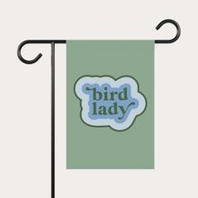 Load image into Gallery viewer, Bird Lady Garden Flag
