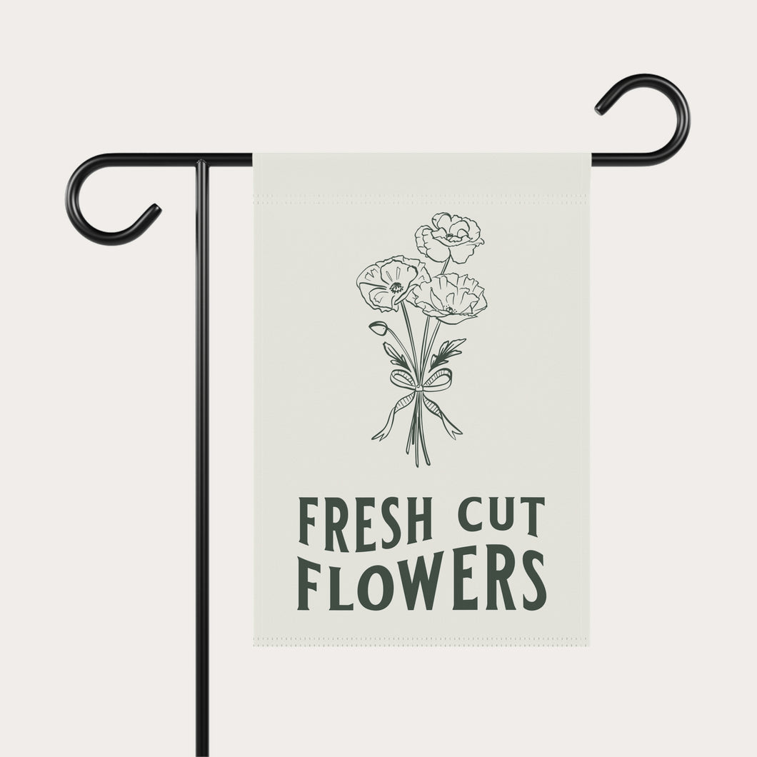 Fresh Cut Flowers Garden Flag